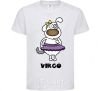 Kids T-shirt Virgo dog White фото