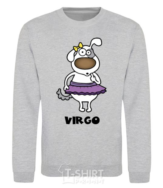 Sweatshirt Virgo dog sport-grey фото