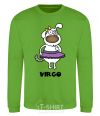 Sweatshirt Virgo dog orchid-green фото