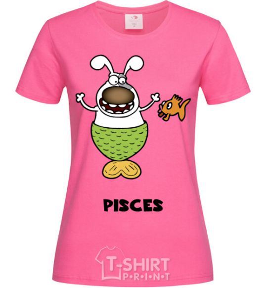 Women's T-shirt Pisces the dog heliconia фото