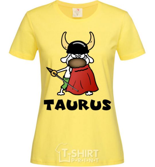 Women's T-shirt Taurus dog cornsilk фото