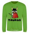 Sweatshirt Taurus dog orchid-green фото