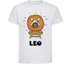 Kids T-shirt Lion dog White фото