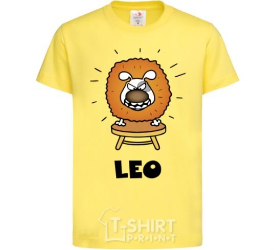 Kids T-shirt Lion dog cornsilk фото