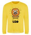 Sweatshirt Lion dog yellow фото