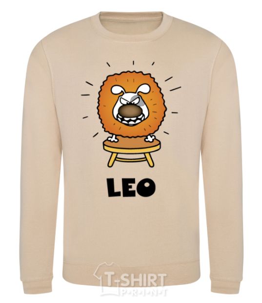 Sweatshirt Lion dog sand фото