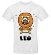 Men's T-Shirt Lion dog White фото