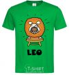 Men's T-Shirt Lion dog kelly-green фото