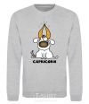 Sweatshirt Capricorn dog sport-grey фото