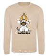 Sweatshirt Capricorn dog sand фото