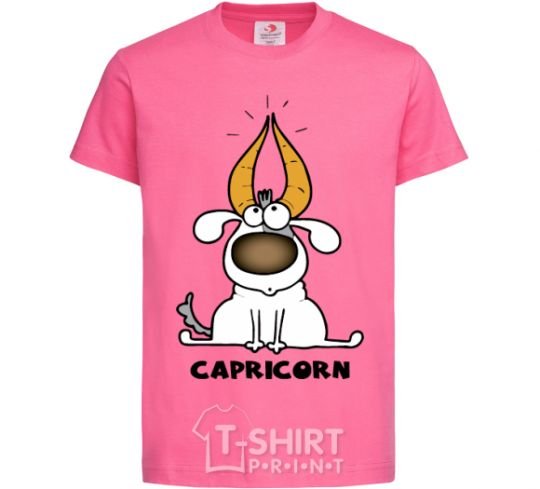 Детская футболка Козеріг пес Ярко-розовый фото
