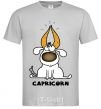 Men's T-Shirt Capricorn dog grey фото