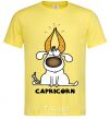 Men's T-Shirt Capricorn dog cornsilk фото