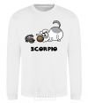 Sweatshirt Scorpio dog White фото