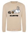 Sweatshirt Scorpio dog sand фото