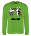 Sweatshirt Gemini dog orchid-green фото