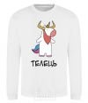 Sweatshirt Taurus unicorn White фото