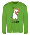 Sweatshirt Taurus unicorn orchid-green фото