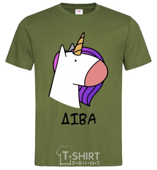 Men's T-Shirt Virgin unicorn millennial-khaki фото