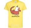 Kids T-shirt Scorpio unicorn cornsilk фото