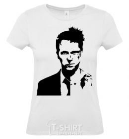 Women's T-shirt Fight club black White фото