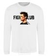 Sweatshirt Fight club Brad Pitt White фото