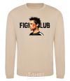 Sweatshirt Fight club Brad Pitt sand фото