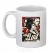 Ceramic mug Fight club poster White фото