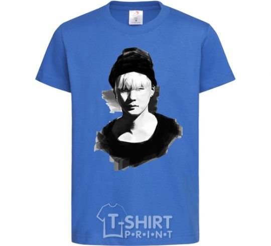 Kids T-shirt Suga brush royal-blue фото