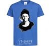 Kids T-shirt Suga brush royal-blue фото