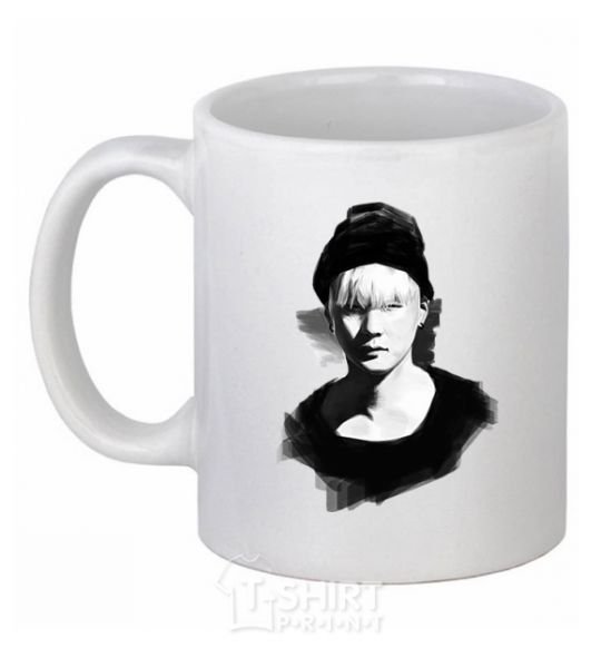 Ceramic mug Suga brush White фото