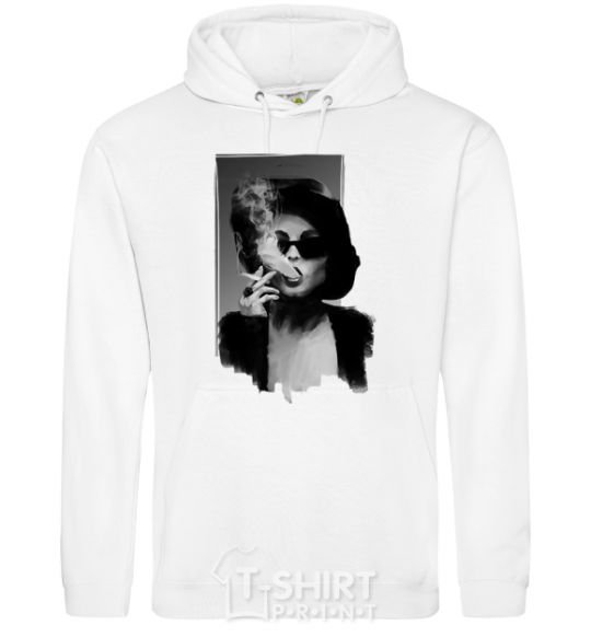 Men`s hoodie Marla Singer White фото