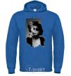 Men`s hoodie Marla Singer royal фото