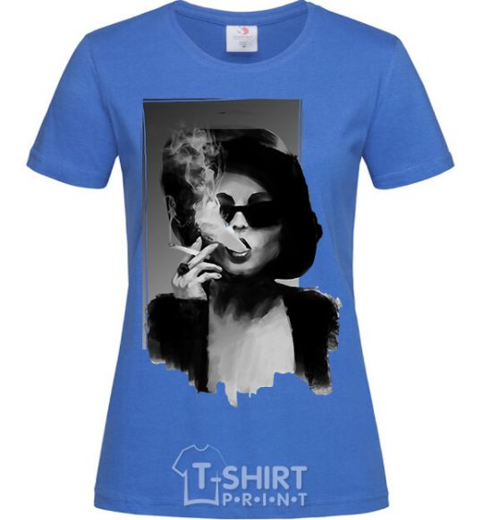 Women's T-shirt Marla Singer royal-blue фото