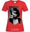 Women's T-shirt Marla Singer red фото