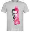 Men's T-Shirt Fight Club pink and gray grey фото