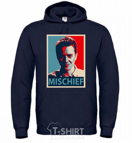 Men`s hoodie Mischief navy-blue фото