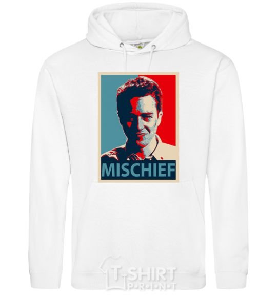 Men`s hoodie Mischief White фото