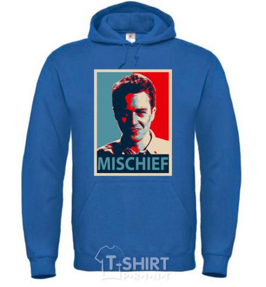 Men`s hoodie Mischief royal фото