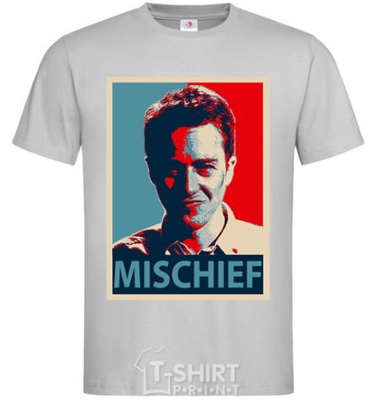 Men's T-Shirt Mischief grey фото