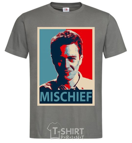 Men's T-Shirt Mischief dark-grey фото