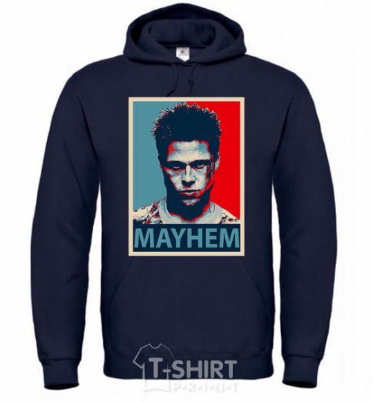 Men`s hoodie Mayhem navy-blue фото