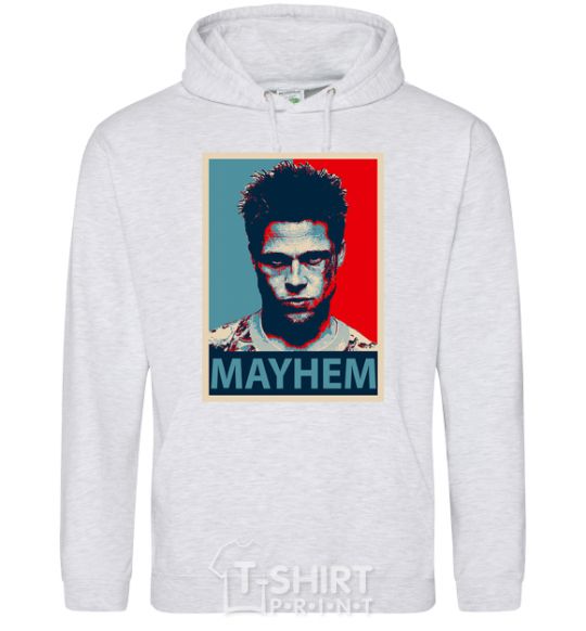 Men`s hoodie Mayhem sport-grey фото