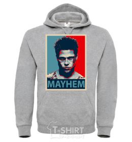 Men`s hoodie Mayhem sport-grey фото