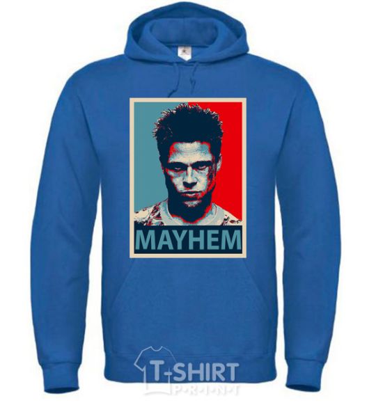 Men`s hoodie Mayhem royal фото