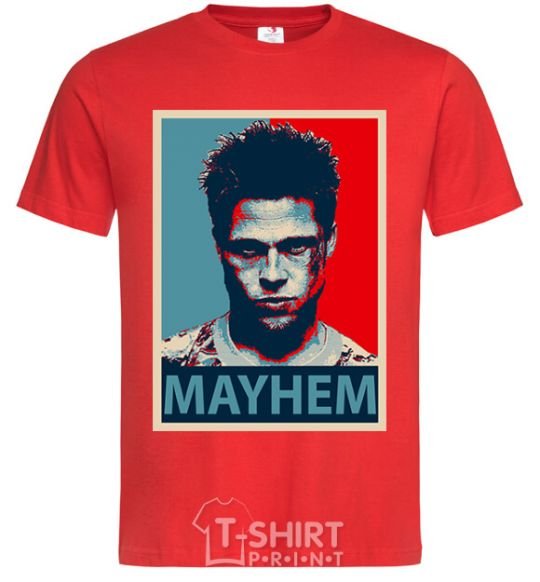Men's T-Shirt Mayhem red фото