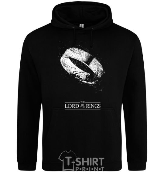 Men`s hoodie The king of the rings black фото