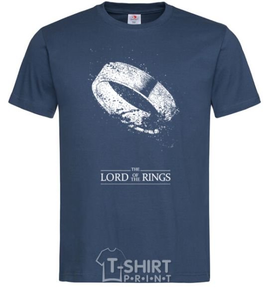 Men's T-Shirt The king of the rings navy-blue фото