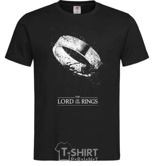 Men's T-Shirt The king of the rings black фото
