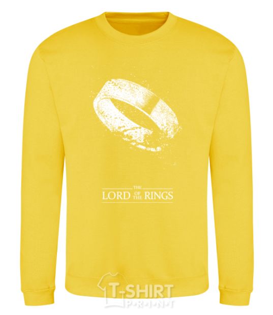 Sweatshirt The king of the rings yellow фото